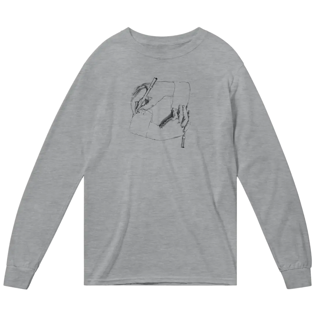 MC Escher Hand Drawing Hand Art T-Shirt Long Sleeve Shirt
