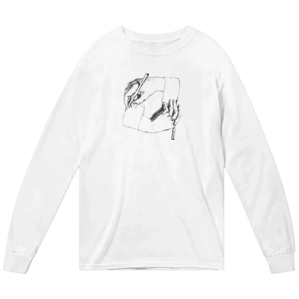 MC Escher Hand Drawing Hand Art T-Shirt Long Sleeve Shirt