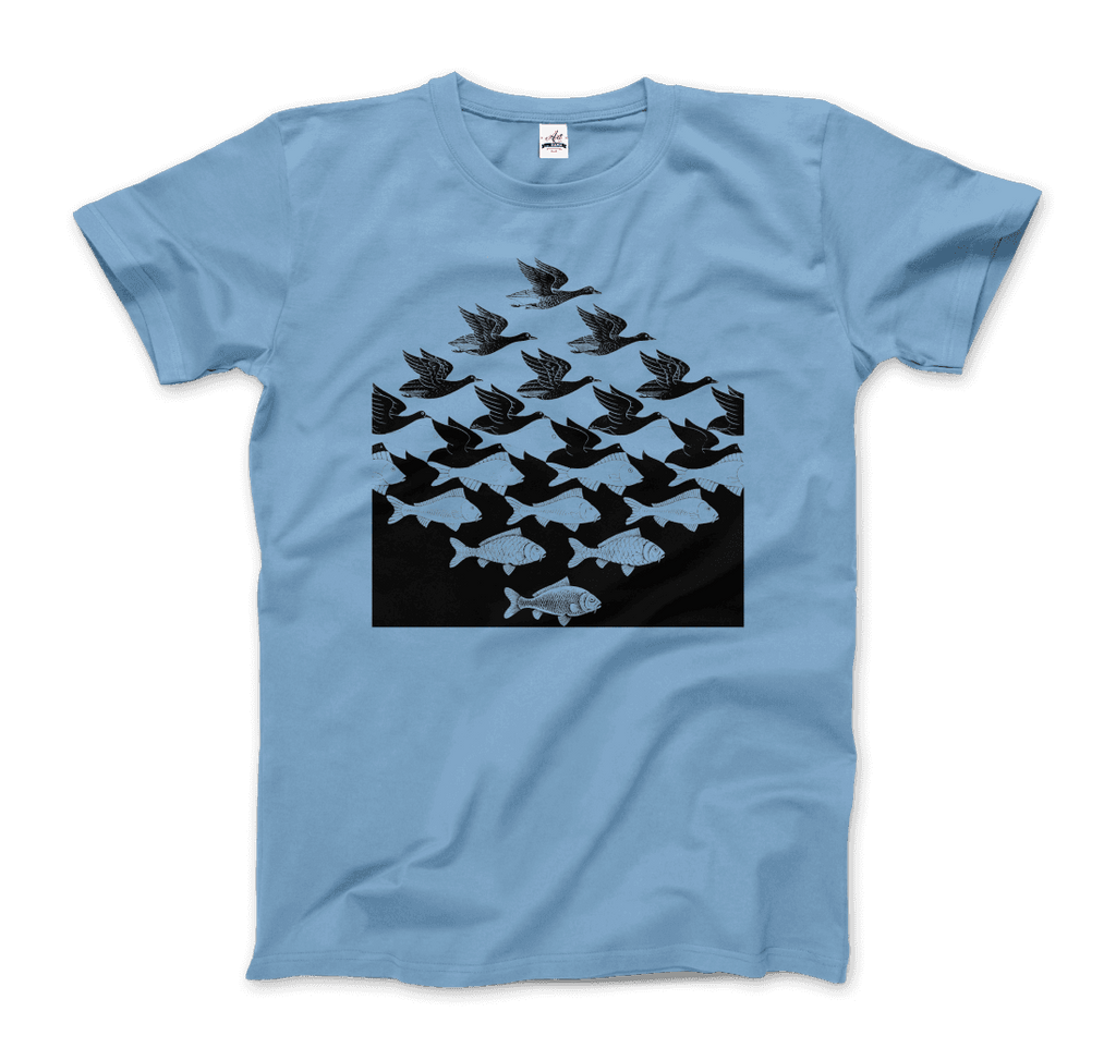 MC Escher Sky and Water I Art T-Shirt-5